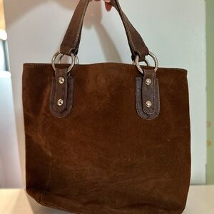 Vintage 100% leather Tote Bag